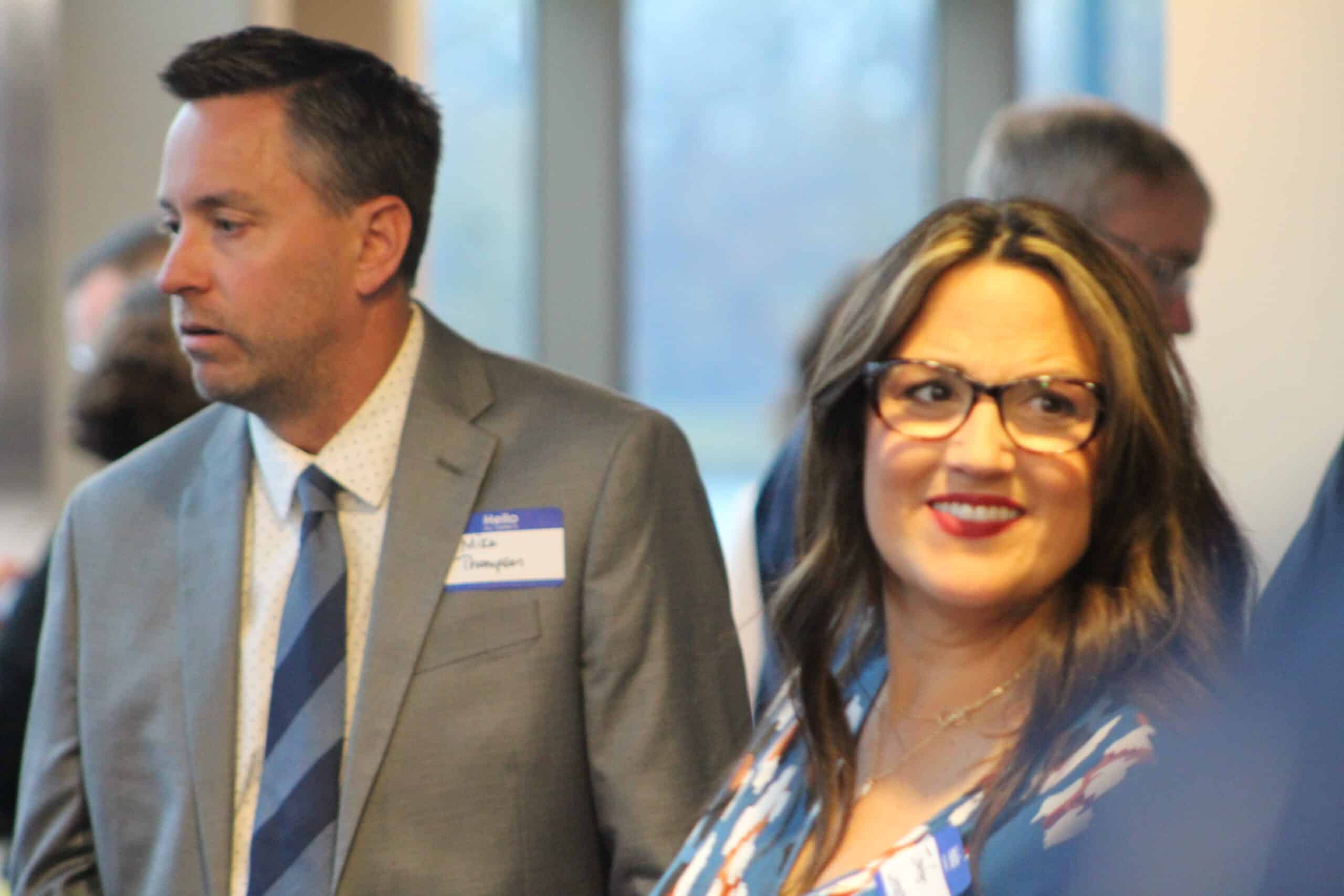 Mike Thompson and Jennifer Livingston