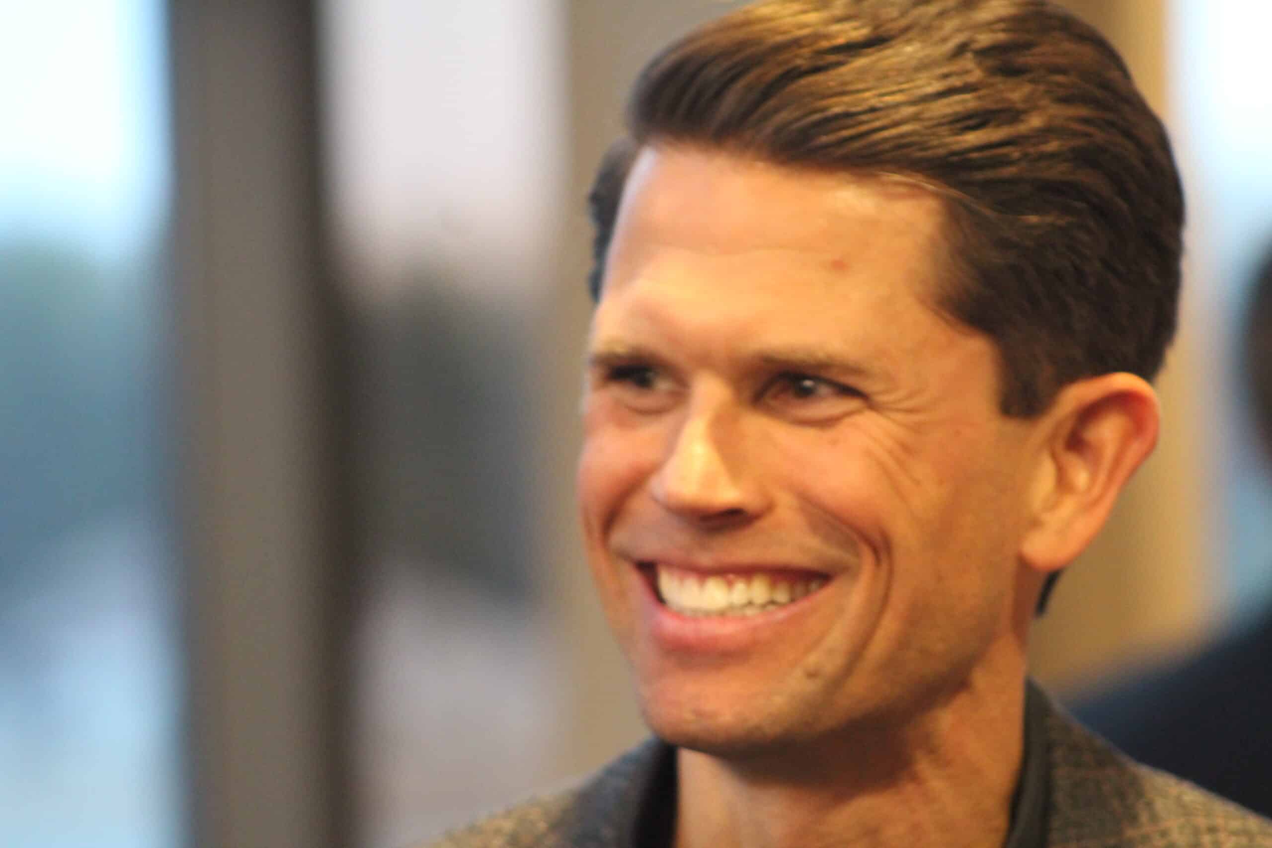 Andrew Dahl smiles